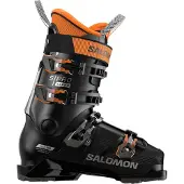 Salomon - Skistøvler herre - S/Pro Alpha 100 Gw Black/Dark Grey Met/Orange Tiger til Unisex - Størrelse 44-45 - Sort