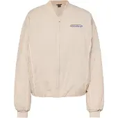 New Balance New Balancetil kvinder. WJ53500 Vævet bomberjakke genopfundet i beige (L), Casual, Nylon