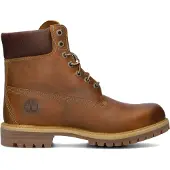 Timberland Timberlandtil mænd. TB1270942141 Premium 6 tommer ankelstøvler i brunt læder (49 W), Fast, Blonder, Casual, Udendørs