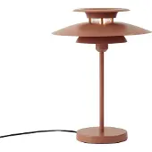 QAZQA Retro bordlampe mokka stål 45 cm - Pauly
