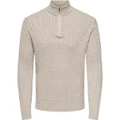 Only & Sons Pullover 'ONSLoui' beige