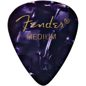 Fender Premium Celluloid Guitar Picks 351 Shape Purple Moto Medium 12-Pack