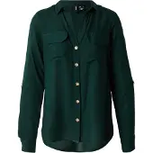Vero Moda Bluse 'VMBumpy' smaragd