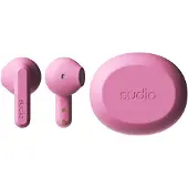 Sudio A3 true wireless in-ear-høretelefoner / earbuds med Bluetooth 5.4 og opladningsetui – Pink