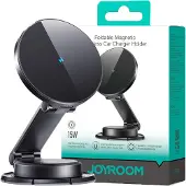 JOYROOM JR-ZS408 Magnetisk trådløs biloplader og bilholder - 15W - Sort