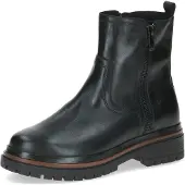Caprice Bootie, black, made of Leather without heel, Size 37