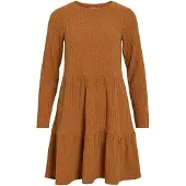 Vila Kjole 'VIElita' orange-meleret
