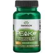 Swanson Health , Peak ATP, Maximum Strength, 400 mg, 30 Veggie Capsuler