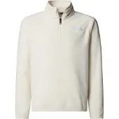 The North Face Fleecetrøje - Glacier - 1/4 Zip - White Dune - - 10 år (140) - Fleecejakke