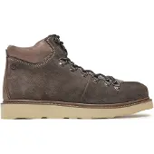 Jack & Jones Snørestøvler 'JFWCHORLTON' mudderfarvet / mørkegrå