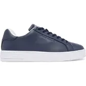 Armani Exchange A|X Armani Exchangetil mænd. XM000141AF11912UB100 Marineblå træningssko i læder (44), Fast, Blonder, Casual