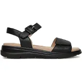 Caprice Sandal, black, made of Leather without heel, Size 39