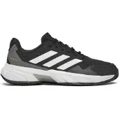 Adidas Sportssko 'CourtJam Control 3' mørkegrå / sort / hvid
