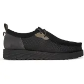 Clarks Herre Premium FTR2LO Wallabee Sko Black Combi