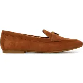 Ralph Lauren Lauren Ralph Laurentil kvinder. 802946809014 Averi III loafers i brunt ruskind (39), Læder, Fast, Ingen, Casual, Klassisk