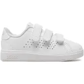 Adidas Sko - Advantage Base 2.0 - Ftwwht/Ftwwht/Greo - - 33 - Sko