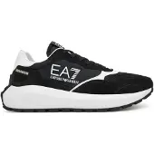 Emporio Armani EA7til mænd. 7X000341_AF18616 Wader Sneakers sort (44), Stof, Fast, Blonder, Casual