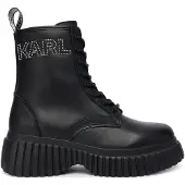 Karl Lagerfeld Snørestøvletter sort