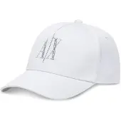 Armani Exchange A|X Armani Exchangetil kvinder. XW000957AF13846U0002 Basic Cap hvid (OSFA), Casual, Bomuld