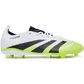 Adidas Predator League FG/AG Radiant Blaze - Hvid/Sort/Grøn, størrelse 44