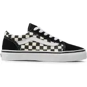 Vans Sko - Old Skool - Primary Check - Sort/Hvid - - 31 - Sko