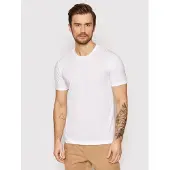BOSS Slim fit T-shirt i merceriseret bomuld