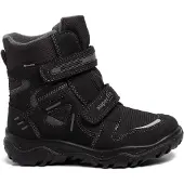 Superfit Snowboots 'Husky' mørkebrun / grå / pastellilla / hvid