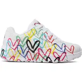SKECHERS Uno Lite Spread The Love Sko