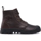 Palladium Snørestøvler 'PAMPA' mørkebrun