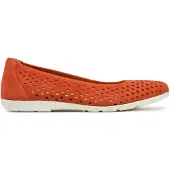 Caprice Ballerina, orange, made of Leather, Size 39