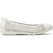 Caprice Ballerina, white, made of Leather, Size 42