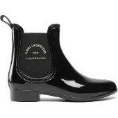 Karl Lagerfeld Gummistøvler 'KALOSH II' sort