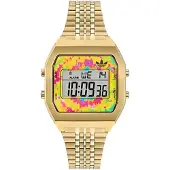 Adidas Originals Digitalur lyseblå / gul / guld / lysegrøn / fuchsia