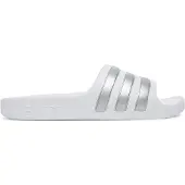 Adidas adilette Aqua Badesandal - Hvid/Sølv Børn, størrelse 30
