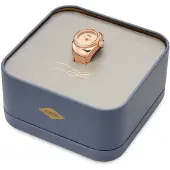Fossil Analogt ur rosa guld
