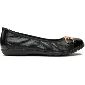 Caprice Ballerina, black, made of Leather, Size 41