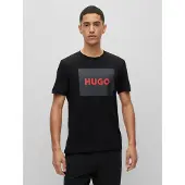 HUGO Bluser & t-shirts 'Dulive222' rød / sort