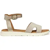 Geox Dame Dandora Ankelrem Sandaler Lys Guld/Lys Taupe Lt Gold/Lt Taupe