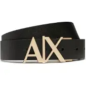 Armani Exchange A|X Armani Exchangetil mænd. 951017CC50571820 Læderbælte sort, navy (32), Casual, Klassisk, Blå