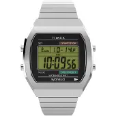 Timex Digitalur ' T80' sølv
