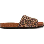 Tamaris Pantoletter brun / lysebrun / sort