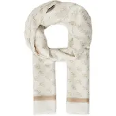 GUESS Sjal 'KATYA SCARF 90X180' beige / hvid