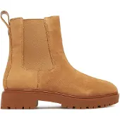Ralph Lauren Chelsea Boots 'ALLYSON' camel