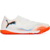 Puma FUTURE 8 MATCH TT Low Football Boots Unisex, Shoes, White/Black/Glowing Red, 43