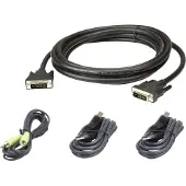 Aten 2L-7D03UDX4 - Kabelsæt til tastatur / video / mus (KVM) - TAA-kompatibel