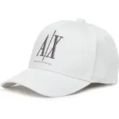 Armani Exchange A|X Armani Exchangetil mænd. XM000811AF13343U0009 Baseballkasket hvid (OSFA), Casual, Bomuld