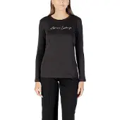 Armani Exchange A|X Armani Exchangetil kvinder. XW001456AF10356MC021 T-shirt Marca sort (XL), Casual, Bomuld, Lange ærmer