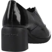 Wonders Wonderstil kvinder. H-6704_2024_5792 Reghost 04 lædersko i sort (37), 3-5 cm, Ingen, Casual, Klassisk, Patentlæder
