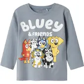 Name it Shirts 'NMMalex' blå / dueblå / gul / hvid