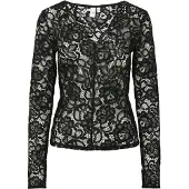Y.A.S Yaslacey Blonde Top Med Lange Ærmer